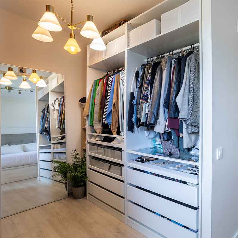 reformas COAN. reforma de habitación vestidor