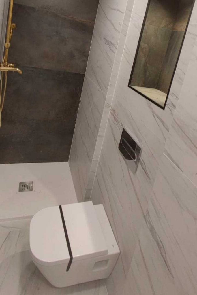 reforma de baño detalle inodoro