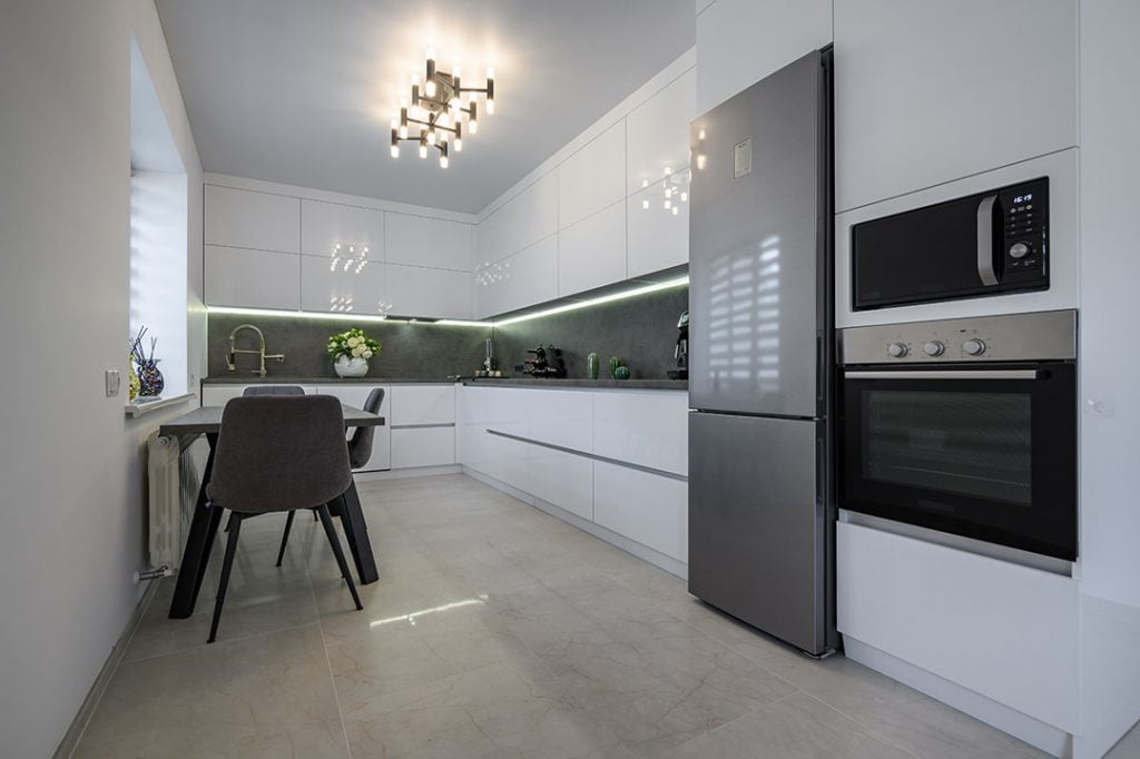 reformas integrales en sant cugat - reforma de piso tipo estudio -cocina comedor